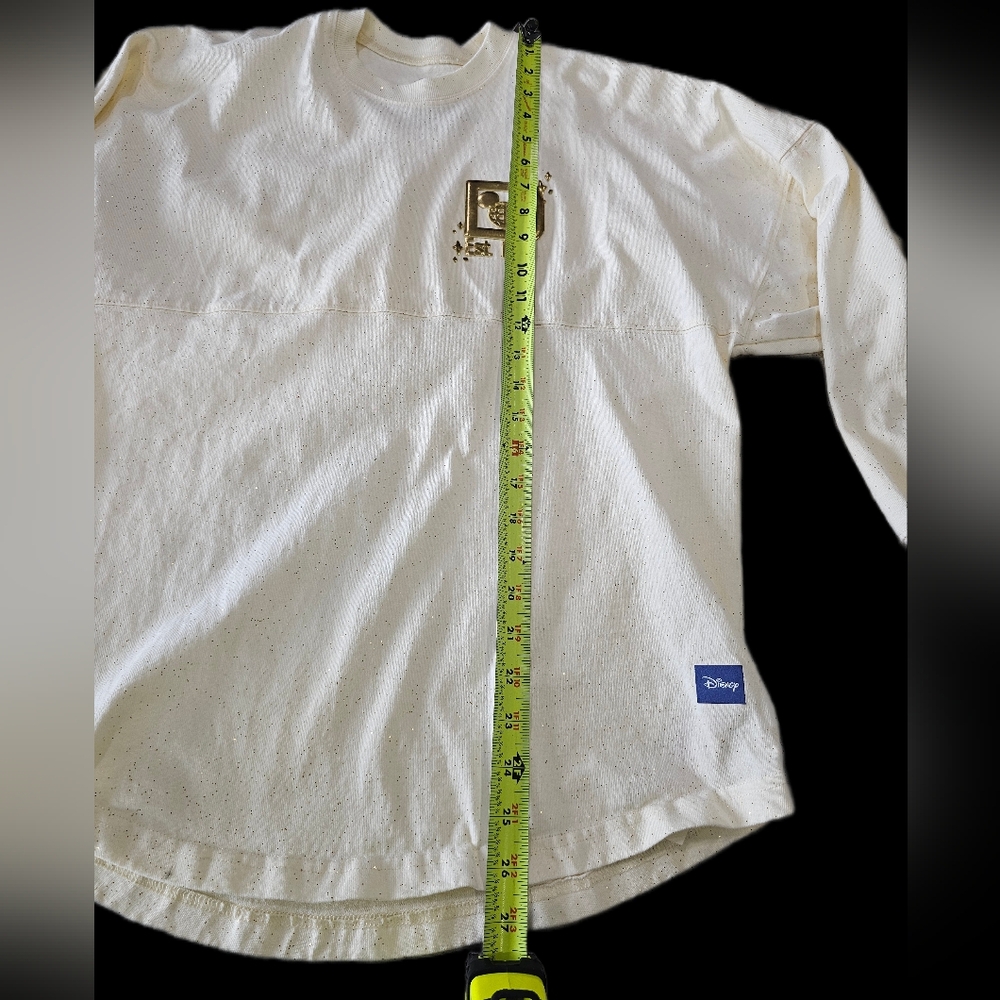Walt Disney World Gold Cinderella Castle Glitter Spirit Jersey - Picture 5 of 11